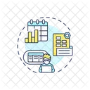 Project Management Business Software Social Media Icon