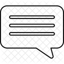 Sprechblase  Symbol