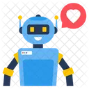 Chat Roboter Sprechender Roboter Chat Roboter Symbol