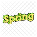 Spring Spring Sticker Sticker Icon