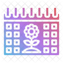Spring Date Flower Icon