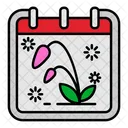 Spring Calendar Date Icon