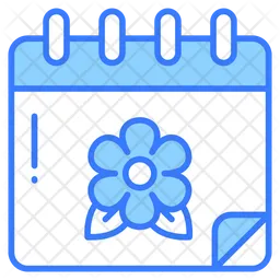 Spring calendar  Icon