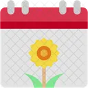 Spring Calendar Date Schedule Icon