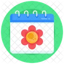 Spring Calendar Spring Reminder Planner Icon