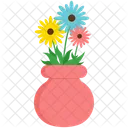 Spring daisy flower element  Icon