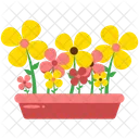Spring flower plant element  Icon
