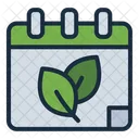 Spring Calendar Season Icon