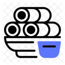 Spring Roll Roll Restaurant Icon