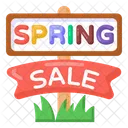 Spring Sale Sign Sale Board Sale Roadboard Icon