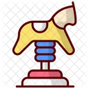 Spring swing horse  Icon