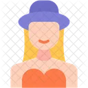 Spring Woman Icon