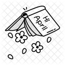 Springtime Book  Icon