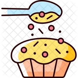 Sprinkle for baking  Icon