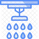 Sprinkler Lawn Irrigation Watering System Icon