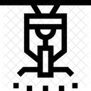 Sprinkler Akkreditierung Flugzeug Symbol