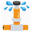 Sprinkler Irrigation Watering Icon