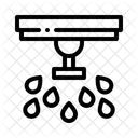 Sprinkler Irrigation Water System Icon