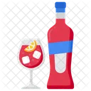 Spritz Cocktail Bottle Icon
