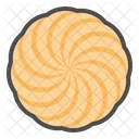 Spiral Cracker Cookies Icon