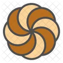 Spiral Cracker Cookies Icon