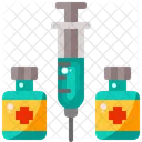 Medizin Spritze Impfstoff Icon