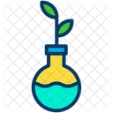 Conical Flask Research Genetic Research Icon