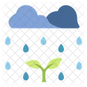Rain Plant Environment Icon