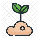 Sprout Growth Eco Icon