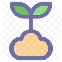 Sprout Leaf Plant Icon