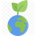 Sprout Planet Ecology Icon