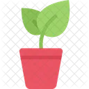 Sprout Pot Ecology Icon