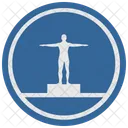 Schwimmen Springen Schwimmen Symbol