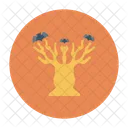 Spuk Baum Holz Symbol