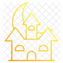 Spukhaus Halloween Haus Symbol