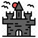 Schloss Spukhaus Phantome Symbol