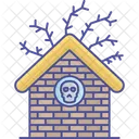 Spukhaus Geistervilla Gruselhaus Symbol