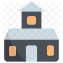 Spukhaus Halloween Haus Symbol