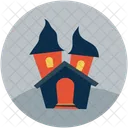 Spuk Haus Halloween Symbol