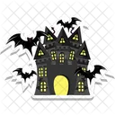 Spukhaus Halloween Villa Halloween Horror Schloss Symbol