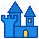 Schloss Spuk Horror Halloween Villa Symbol