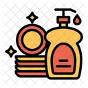 Gericht Geschirr Flussigkeit Symbol