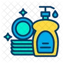 Gericht Geschirr Flussigkeit Symbol