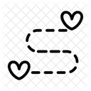 Verfolgen  Symbol