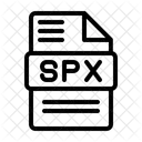 Spx Datei Dokument Symbol