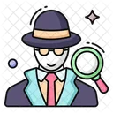 Mysterious Hacker Spy Icon