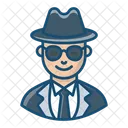 Detective Investigator Spy Icon