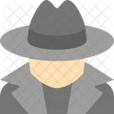 Spy Hacker Criminal Icon