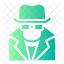 Spy Detective Profession Icon