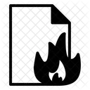 File Data Fire Icon